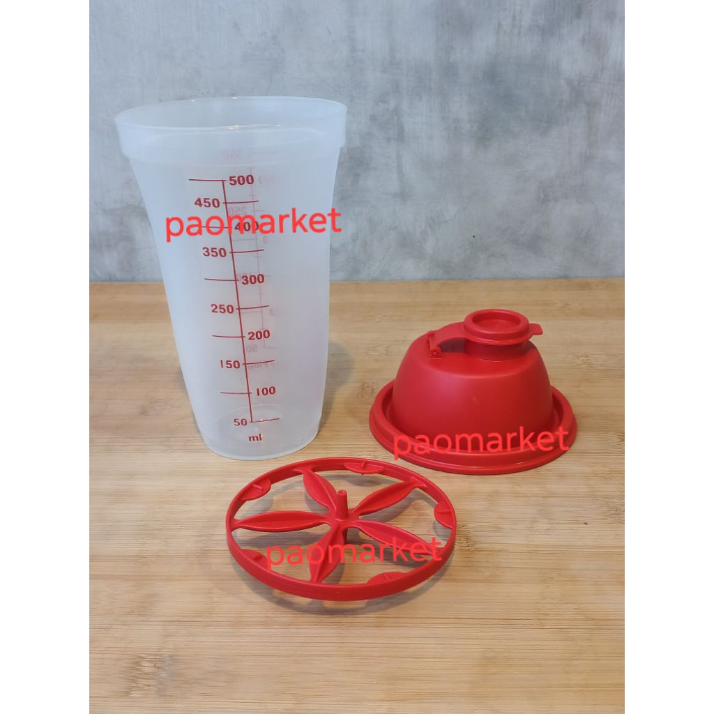 tupperware quick shake / shaker - gelas shake sekaligus tempat minum botol minum fitness