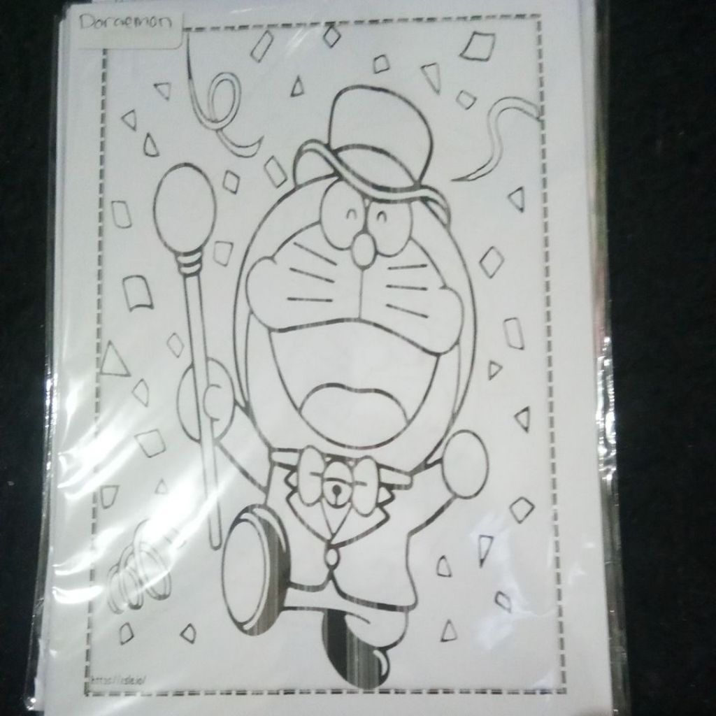 Gambar Mewarnai Doraemon
