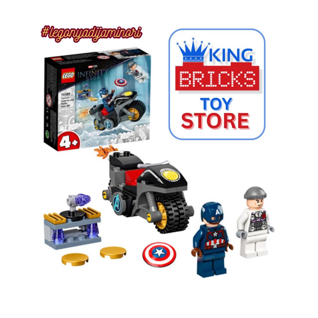 LEGO MARVEL SUPER HEROES 76189 Captain America and Hydra Face-Off