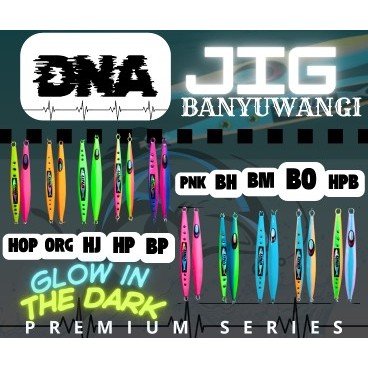 DNA Metal jig 200 gram full gid full fosfor