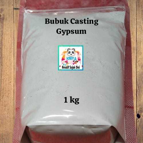 Bubuk Casting Gypsum untuk Kerajinan Mainan Prakarya KRK05