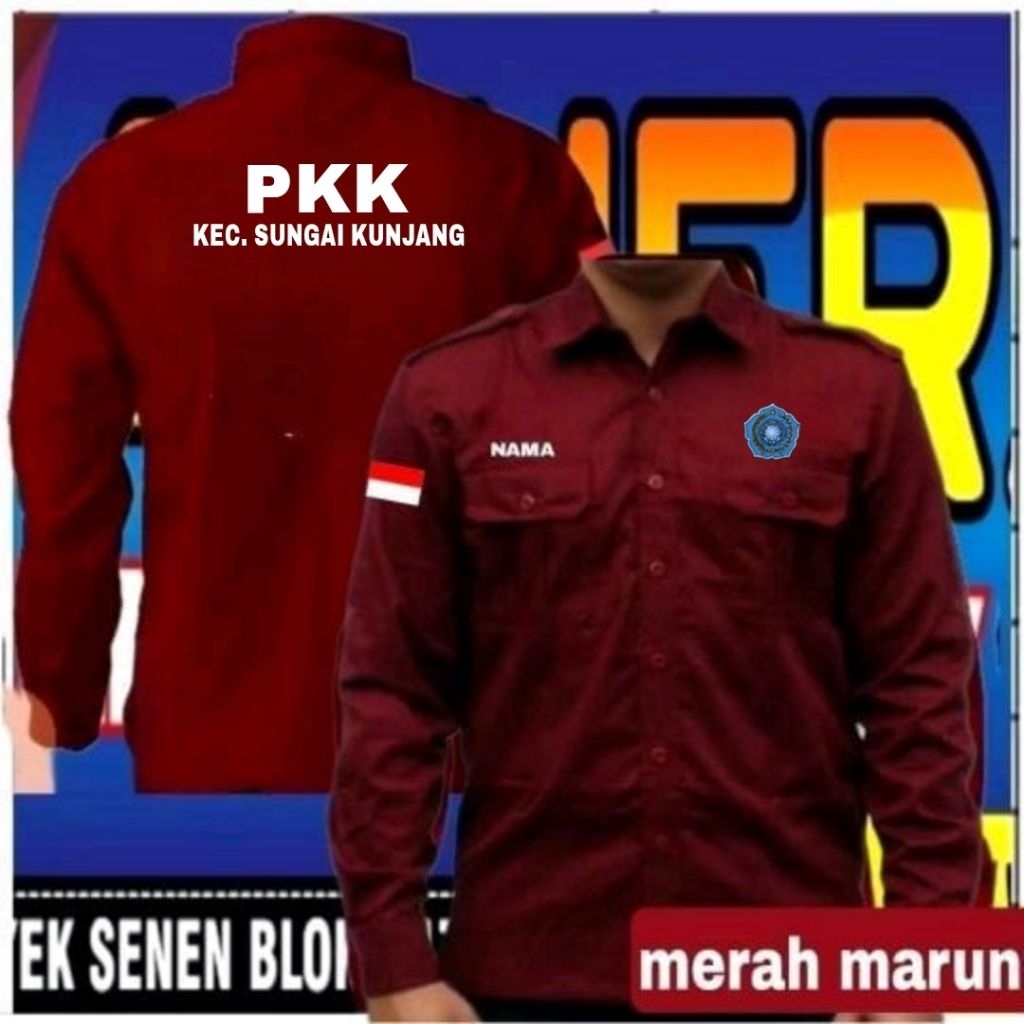 kemeja bordir PKk seragam bordir PKK baju bordir PKK kemeja PKK baju PKK seragam PKK Pdh PKK Pdl PKK