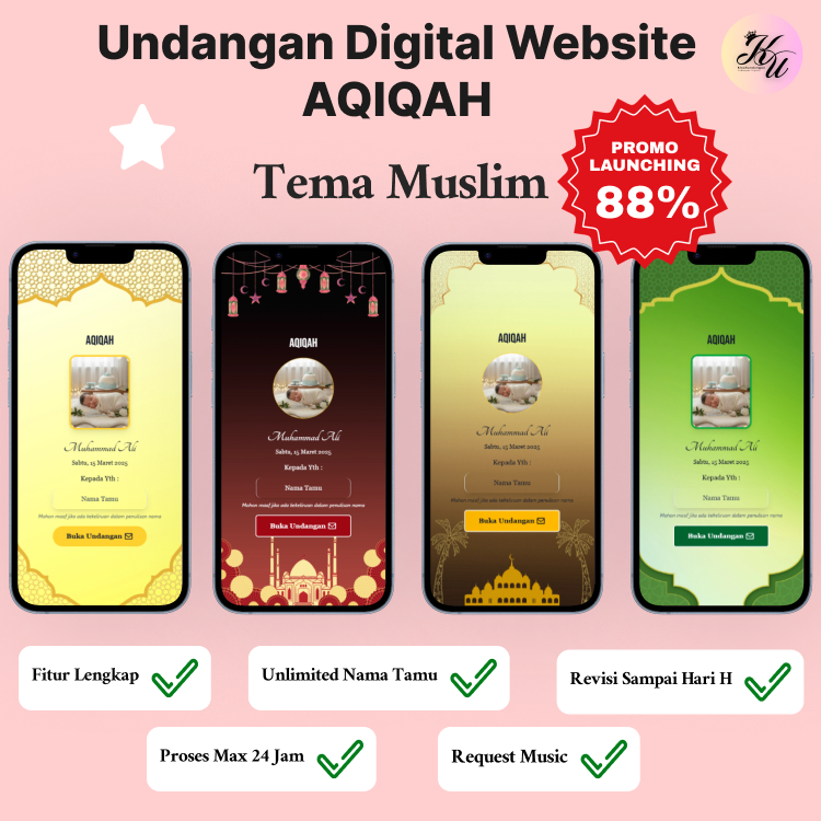 Undangan Digital Online Website Aqiqah