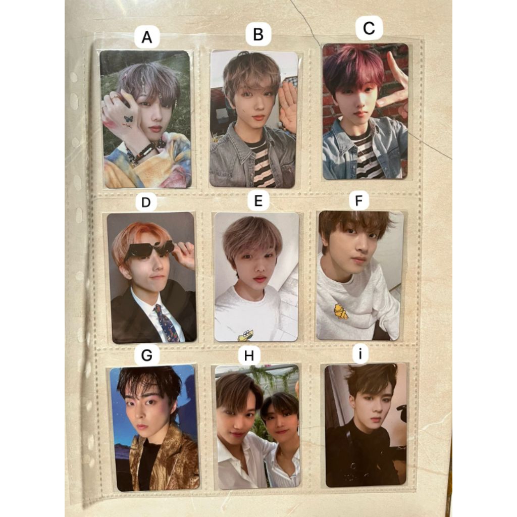 PHOTOCARD OFFICIAL HAECHAN JISUNG KAI TEN XIUMIN KUN PC NCT DREAM EXO WAYV SUPERM OFFICIAL