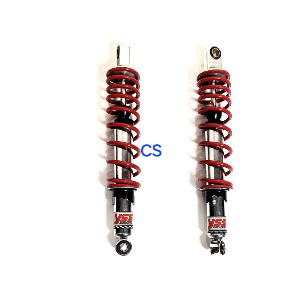 SHOCK BELAKANG COPY YSS MERAH / KUNING UKURAN 280MM BUAT MOTOR JUPITER Z / JUPITER Z1  / CRYPTON / J