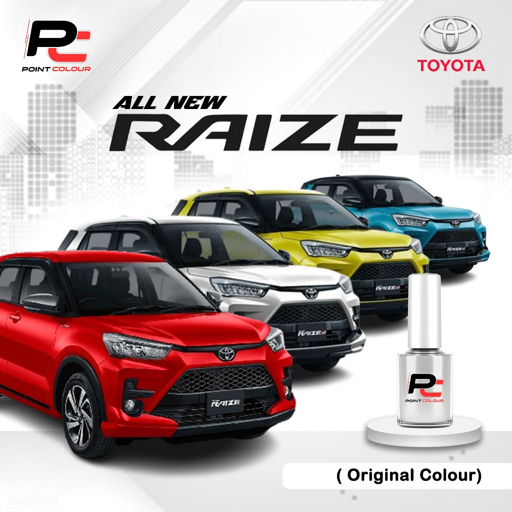 TOYOTA NEW RAIZE - CAT OLES PENGHILANG BARET WARNA ORIGINAL