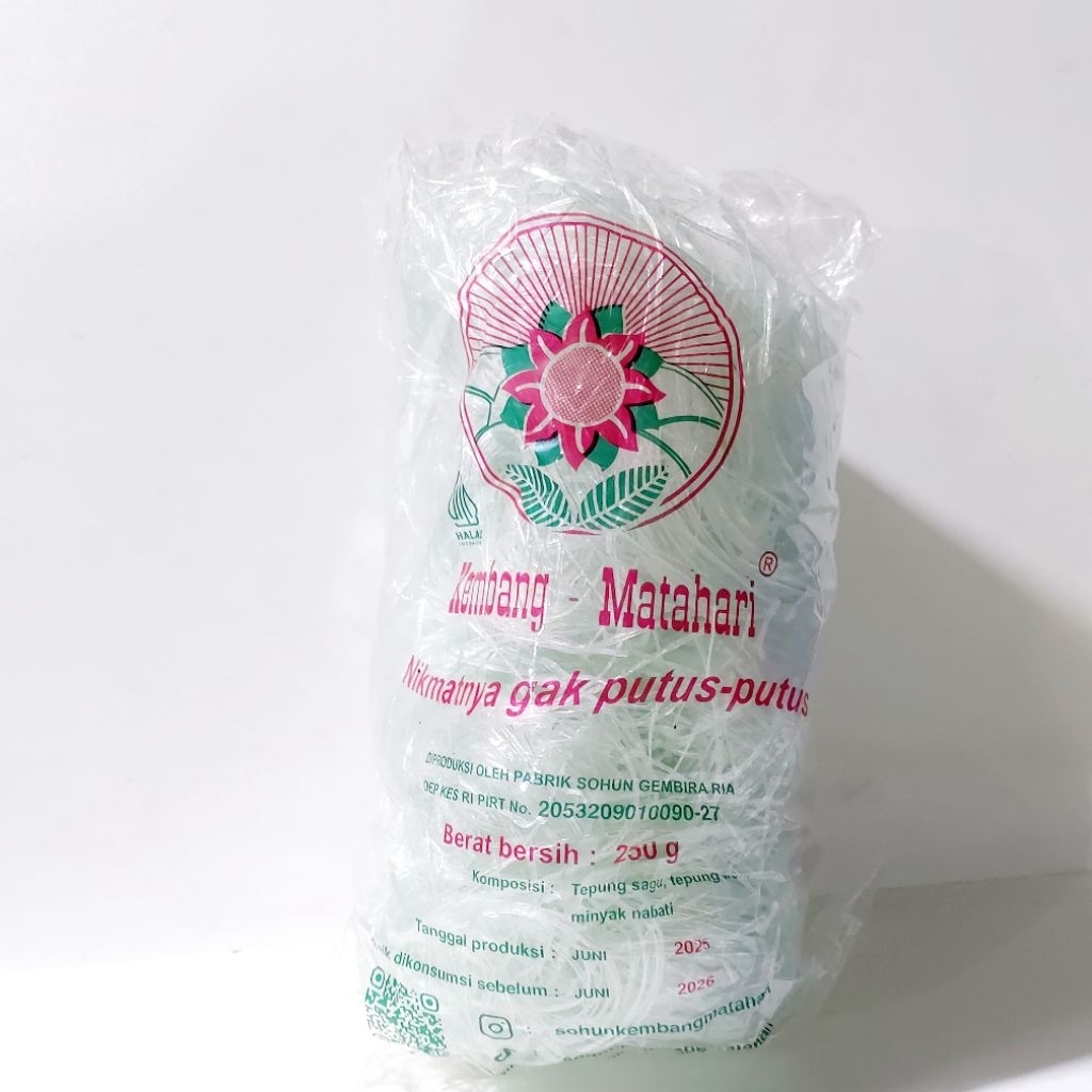 Soun Cap Kembang Matahari ukuran 250gr/500gr