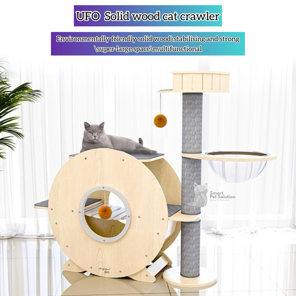 Cat Tree Premium D125 | Cat Condo | Cat Crawler | Cat Scratcher | Cat Tree Unik