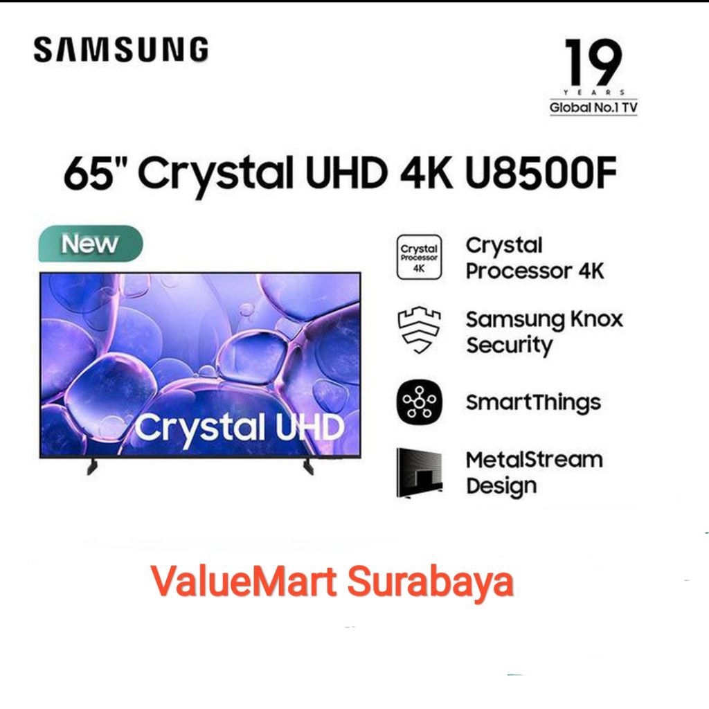 Samsung Smart TV 65U8500 Crystal UHD 4K UA65U8500 U8500 65 inch