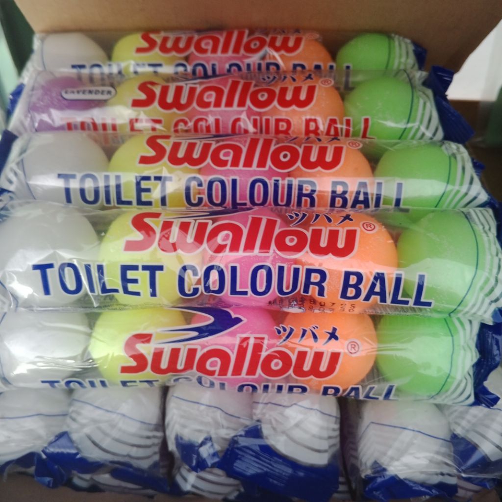 Swallow Toilet Colour Ball / Kapur Barus Toilet