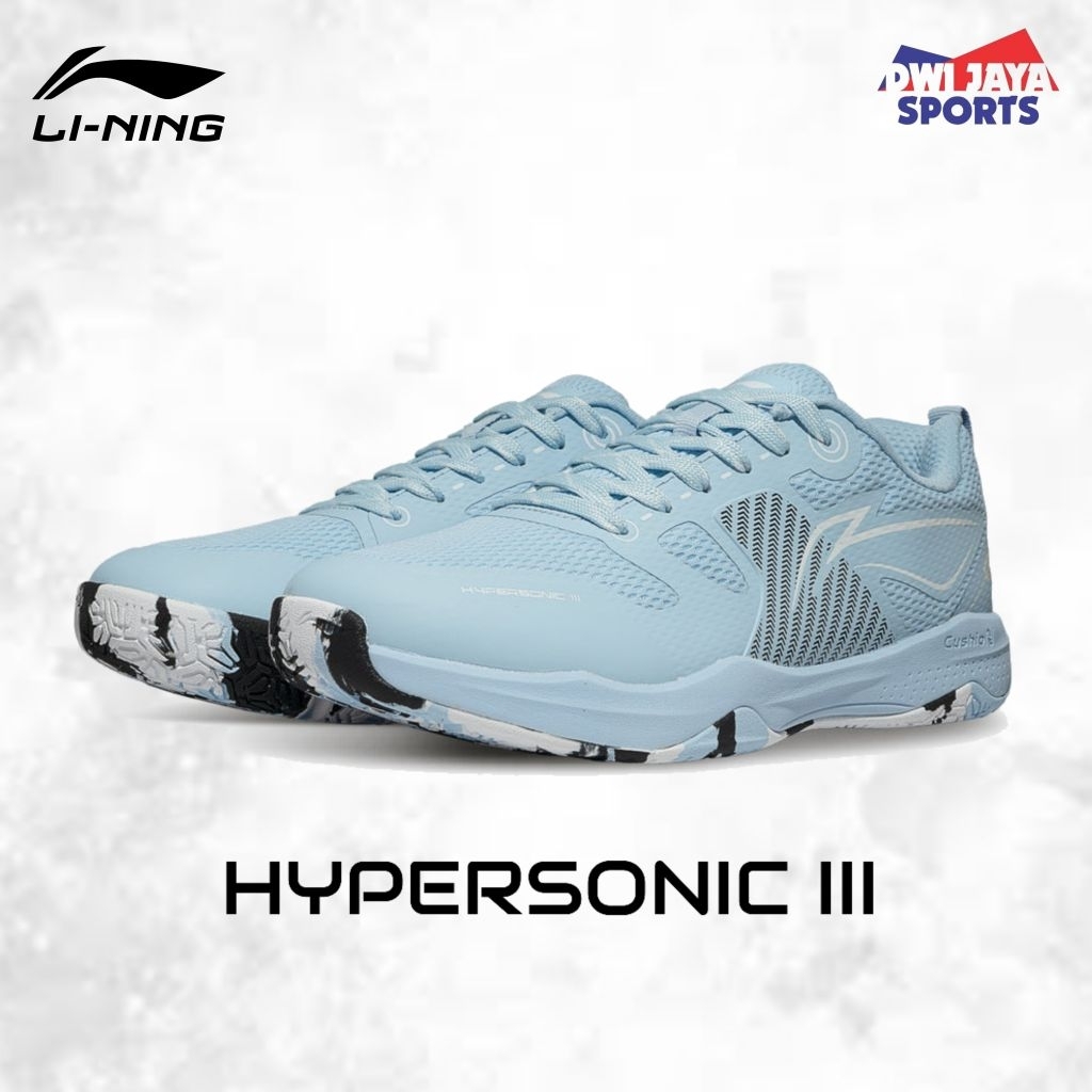 New Sepatu Badminton Lining HYPERSONIC III | Sepatu Lining Hypersonic 3 | Lining Hypersonic III Biru