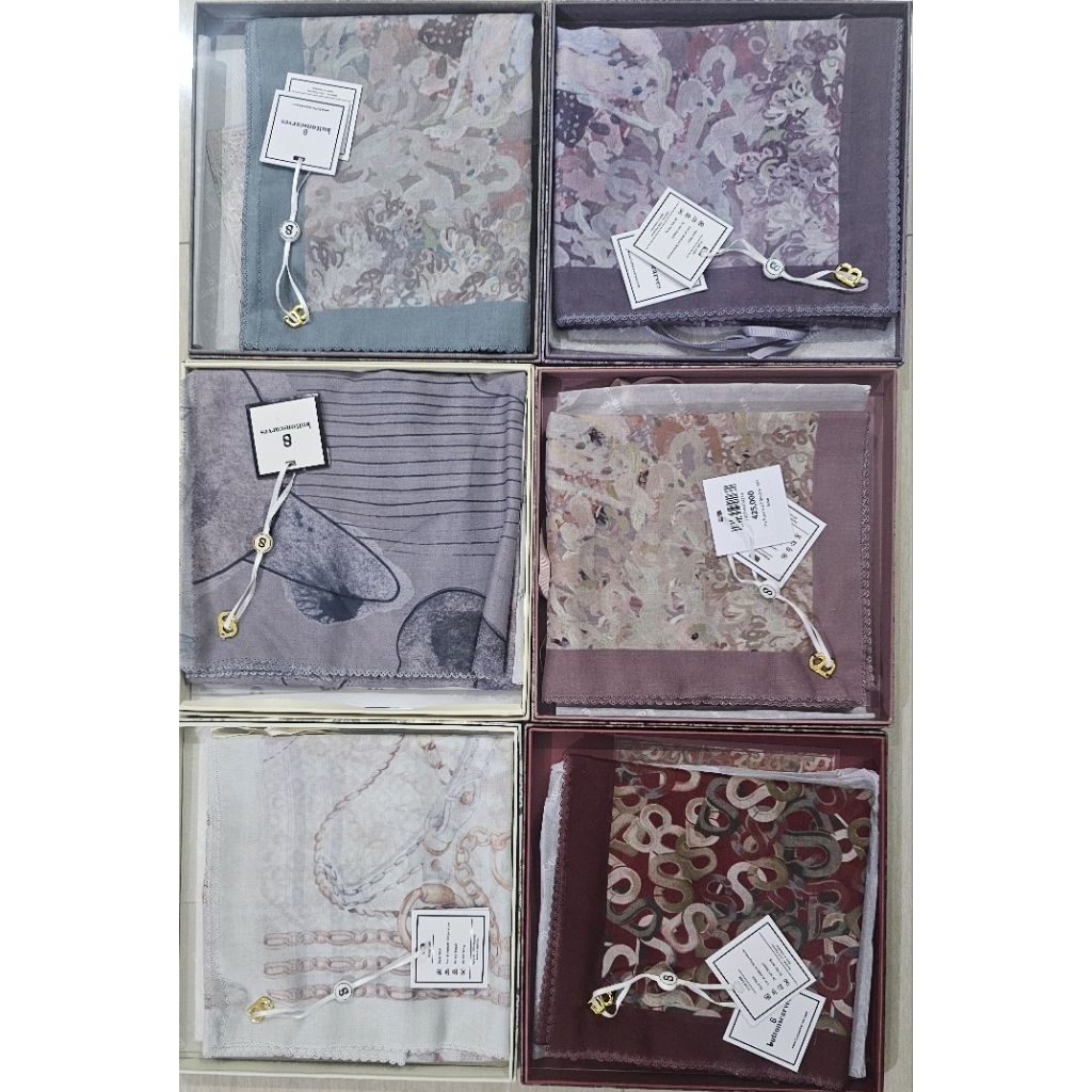 [SALE] Buttonscarves Bilbao Parfume || Samla Cherry || Ederra Viola || Paradiso Charcoal || Blume Bl