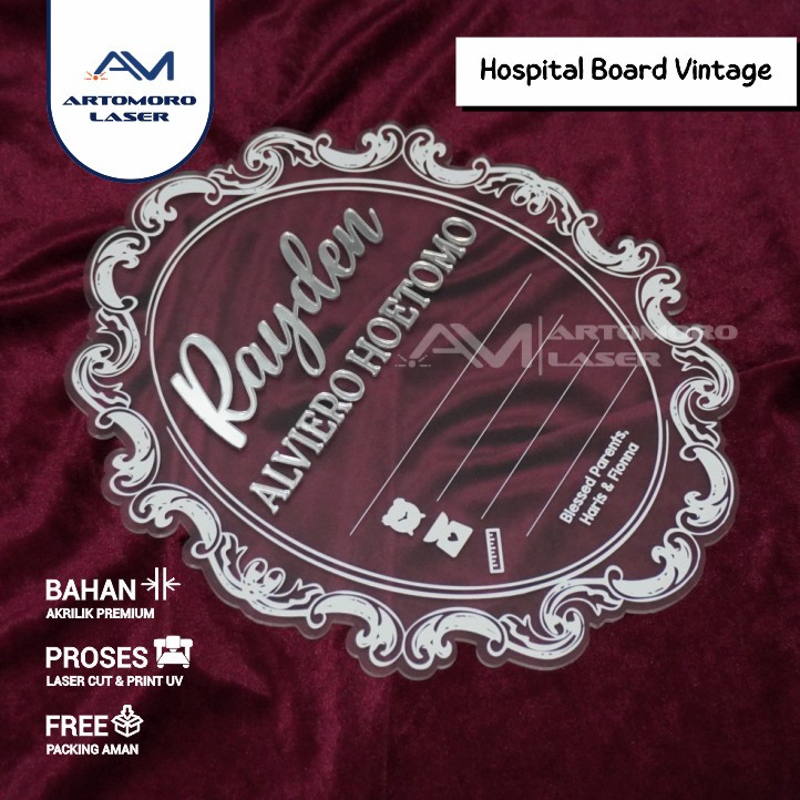 VINTAGE HOSPITAL BOARD | Hospital Board Vintage | baby board | papan nama bayi