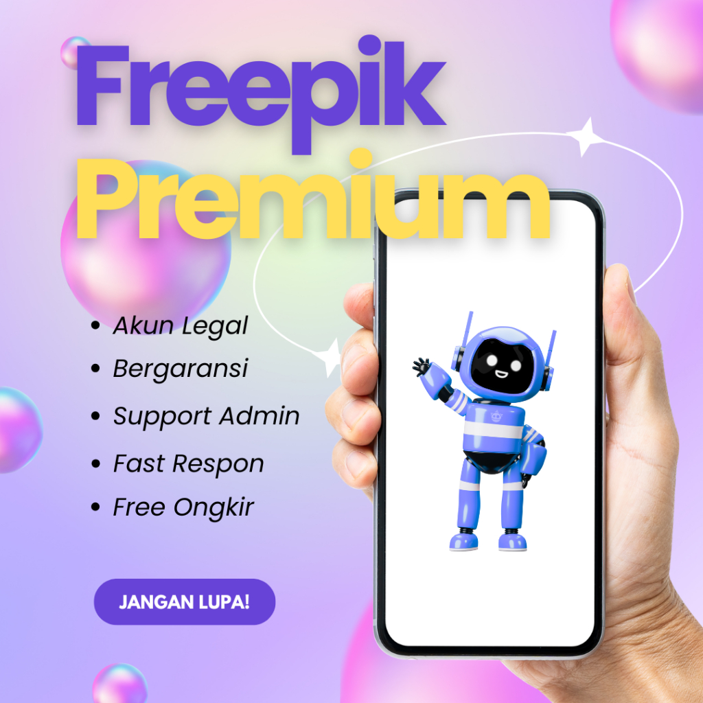 Freepik Sharing 1 Month | Bergaransi | Credit Ai
