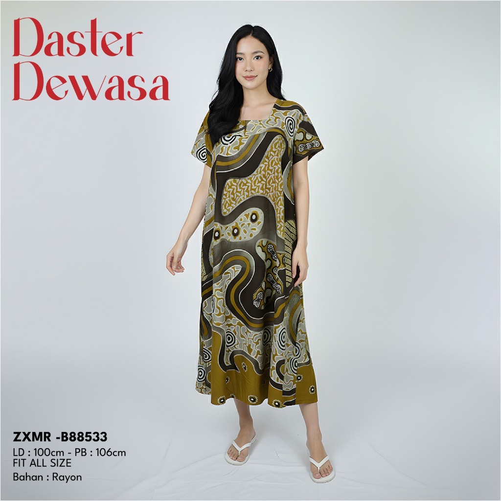 DASTER BATIK WANITA KEKINIAN MURAH DAN BERKUALITAS | DASTER RUMAHAN WANITA TERBARU | RIA KENCANA