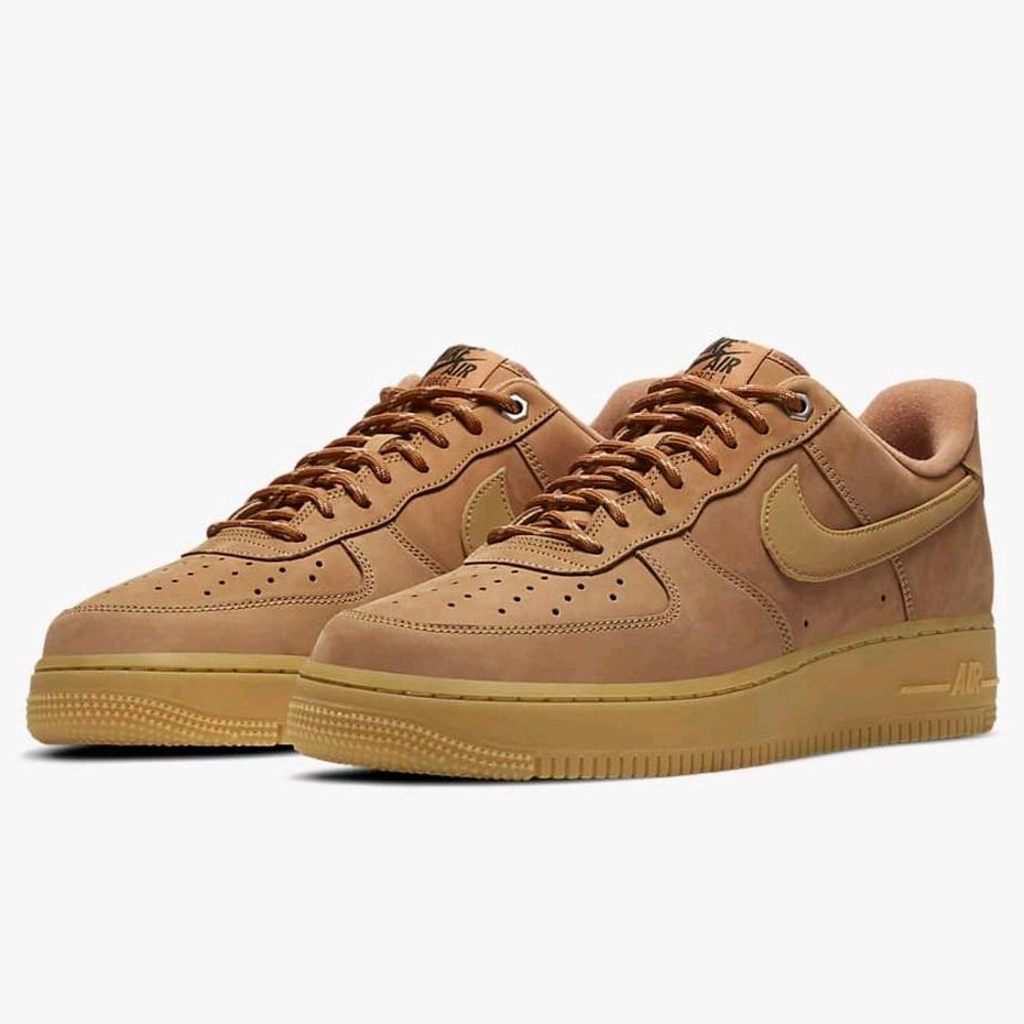 Sepatu Basket Pria Nike Air Force 1 Low Flax Wheat CJ9179-200