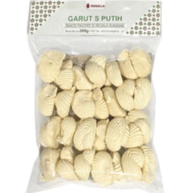 Kue garut s putih - kue sagu putih 200g - kue sagu jadul - sagu putih - kue sagu