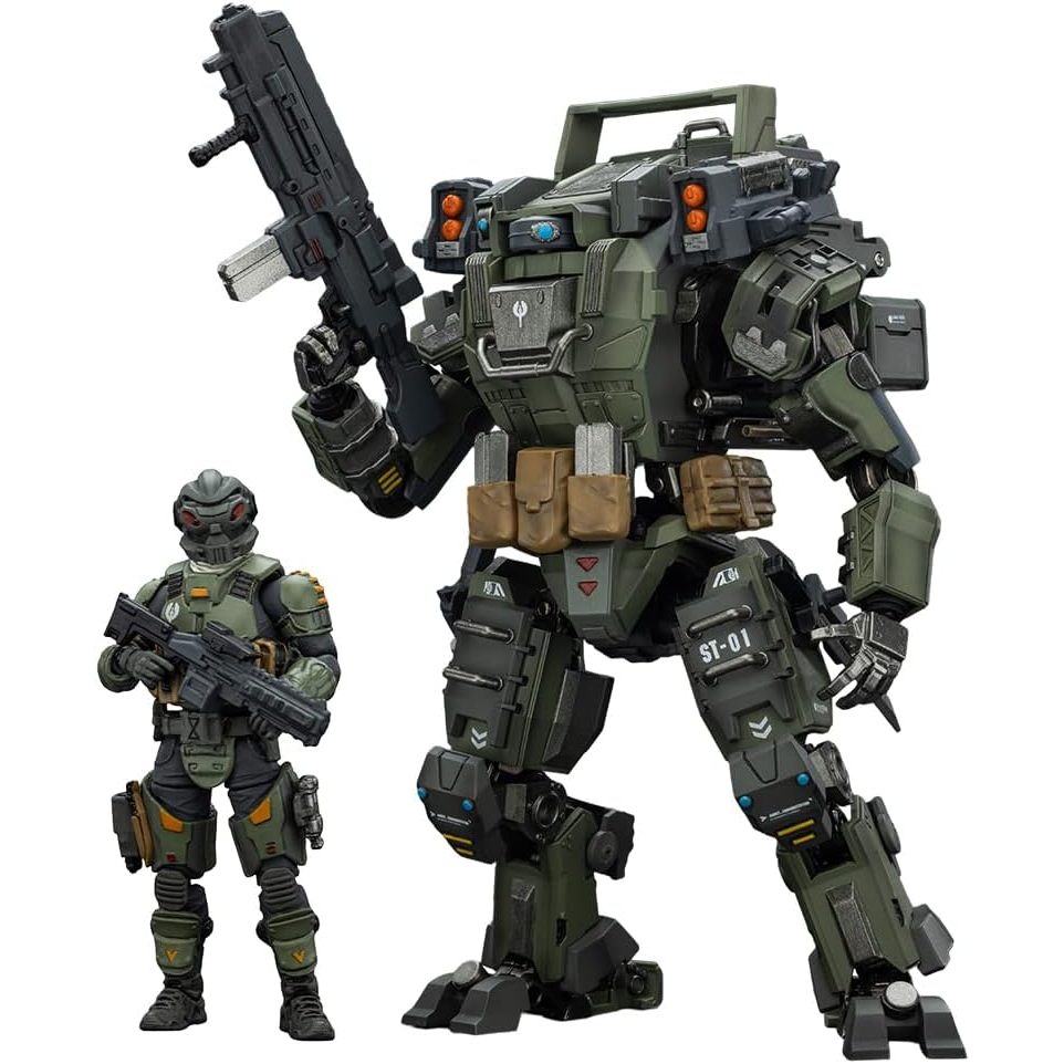 JOYTOY 1/25 Action Figure APOC Series Bedrock Standard Combat Type Mecha Set