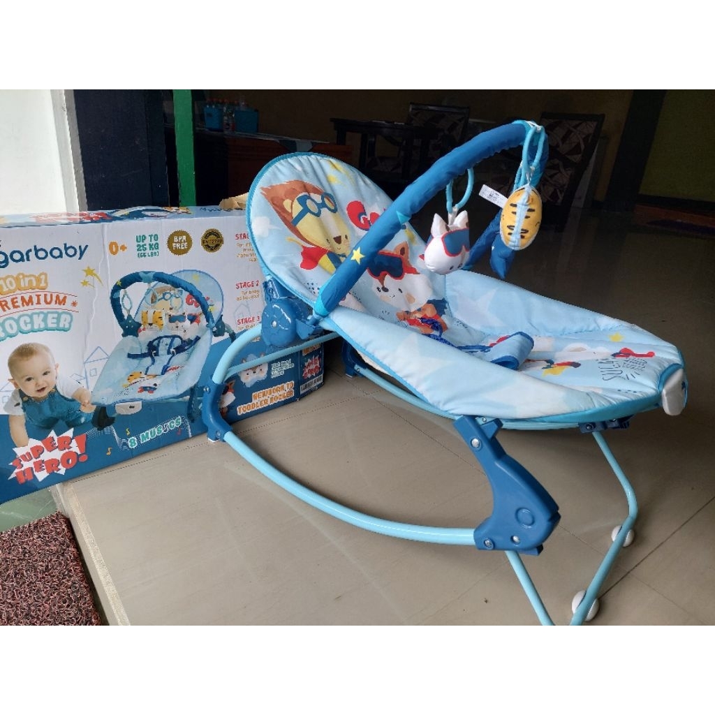 preloved like new bouncer sugar baby premium 10in 1 murah