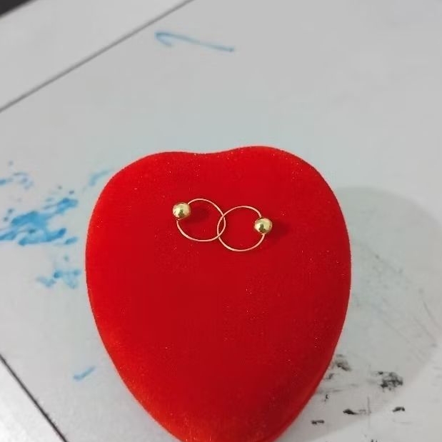 ANTING KAWAT BOLA BAYI ANAK - PERHIASAN EMAS ASLI 8K