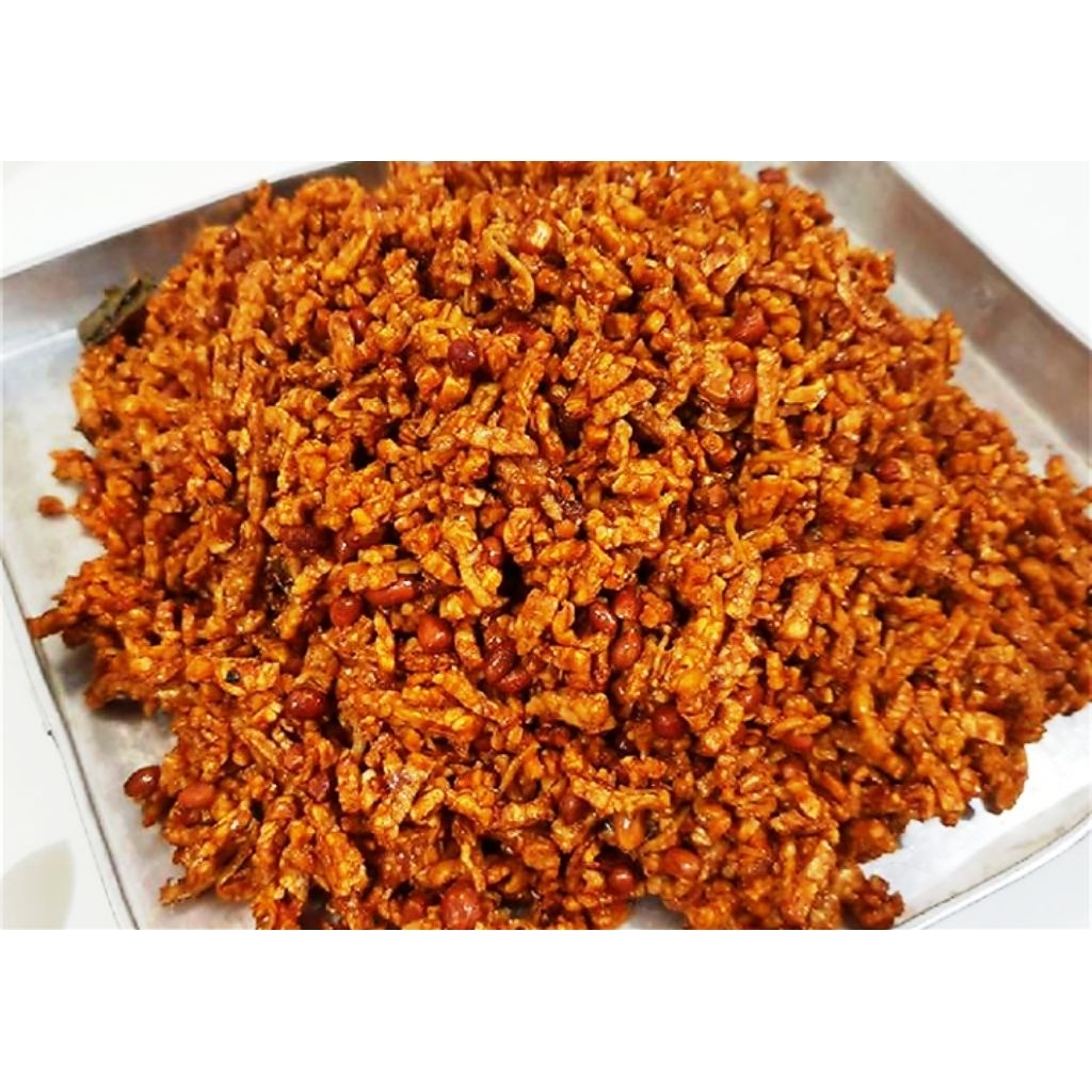 Tempe orek kering isi (tempe kacang teri ) kemasan