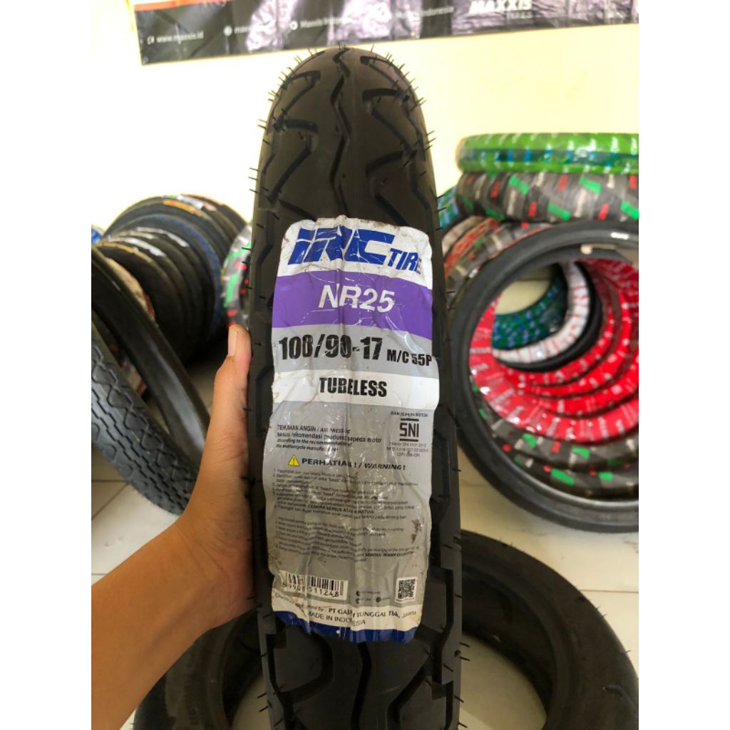 Ban luar tubles Verza 100/90-17 dan 80/100-17