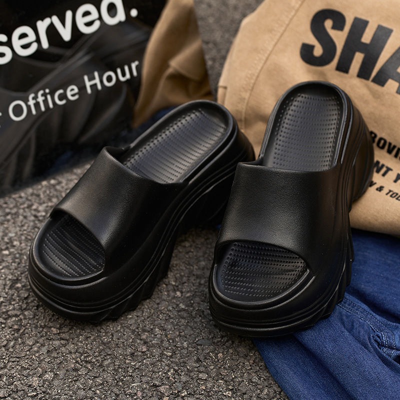 Sandal wedges platform wanita, sandal jelly wanita, sandal jepit karet wanita, sandal wanita trendi 