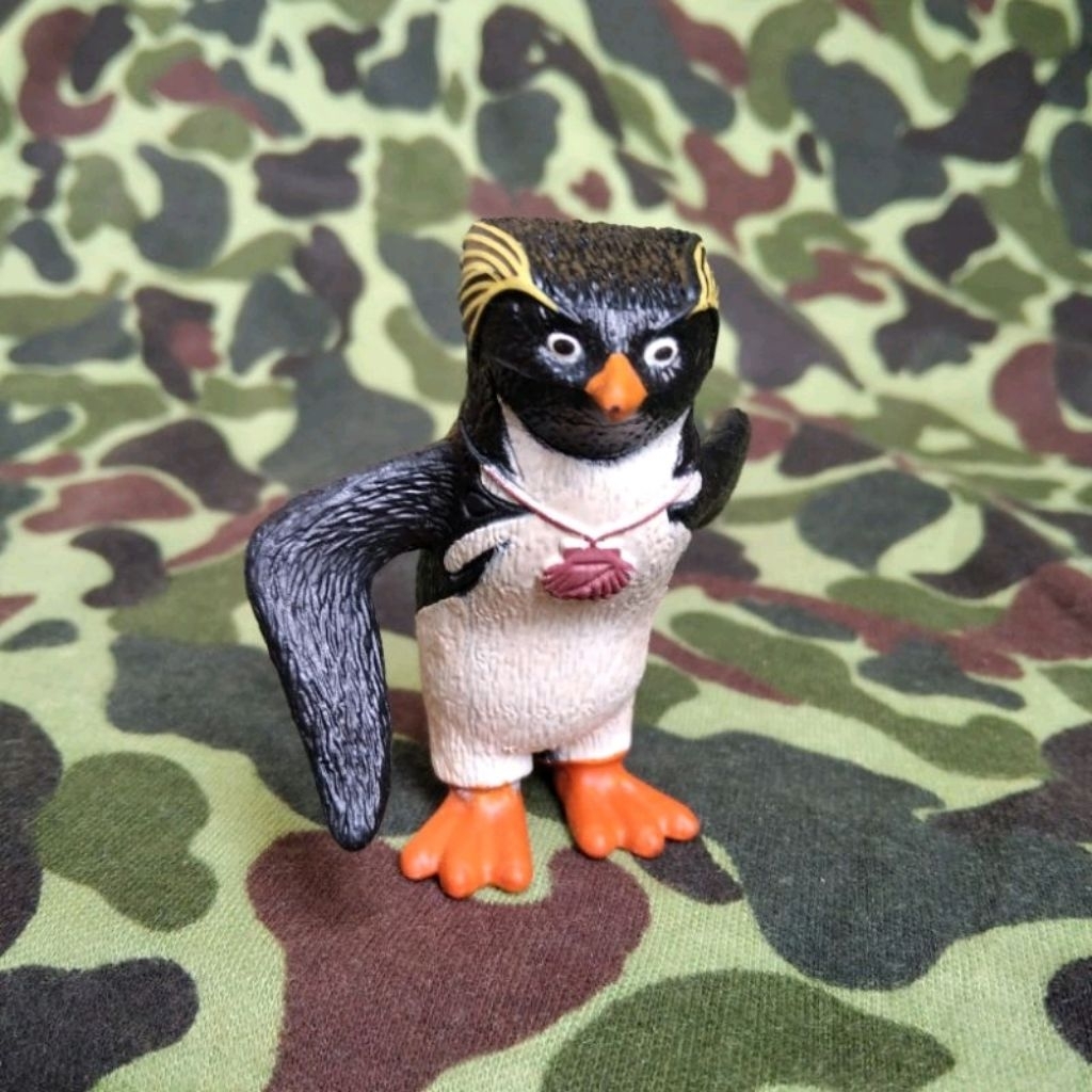 figure pinguin hewan antartika miniatur penguin patung binatang laut kutub utara diorama alam kebun 