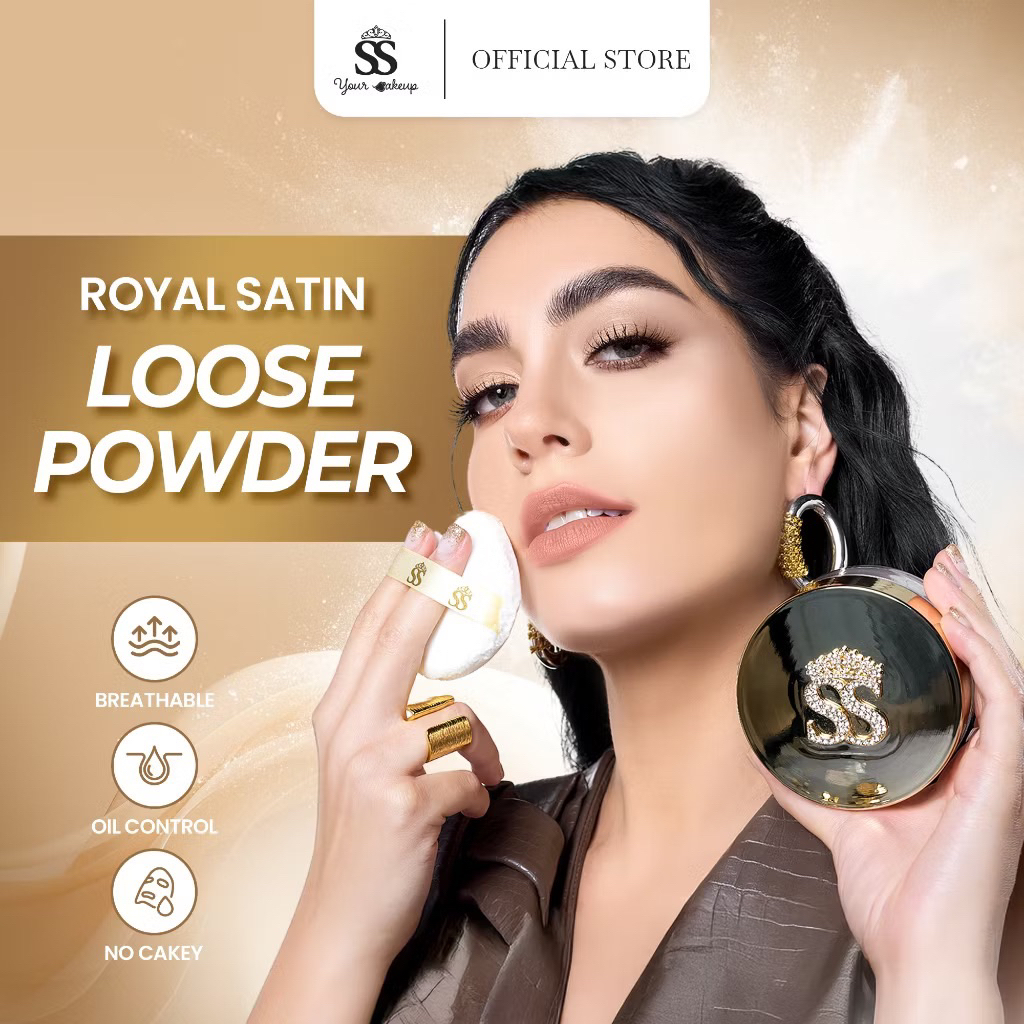 SS YOUR MAKE UP | ROYAL SATIN LOOSE POWDER BEDAK TABUR MEDAN