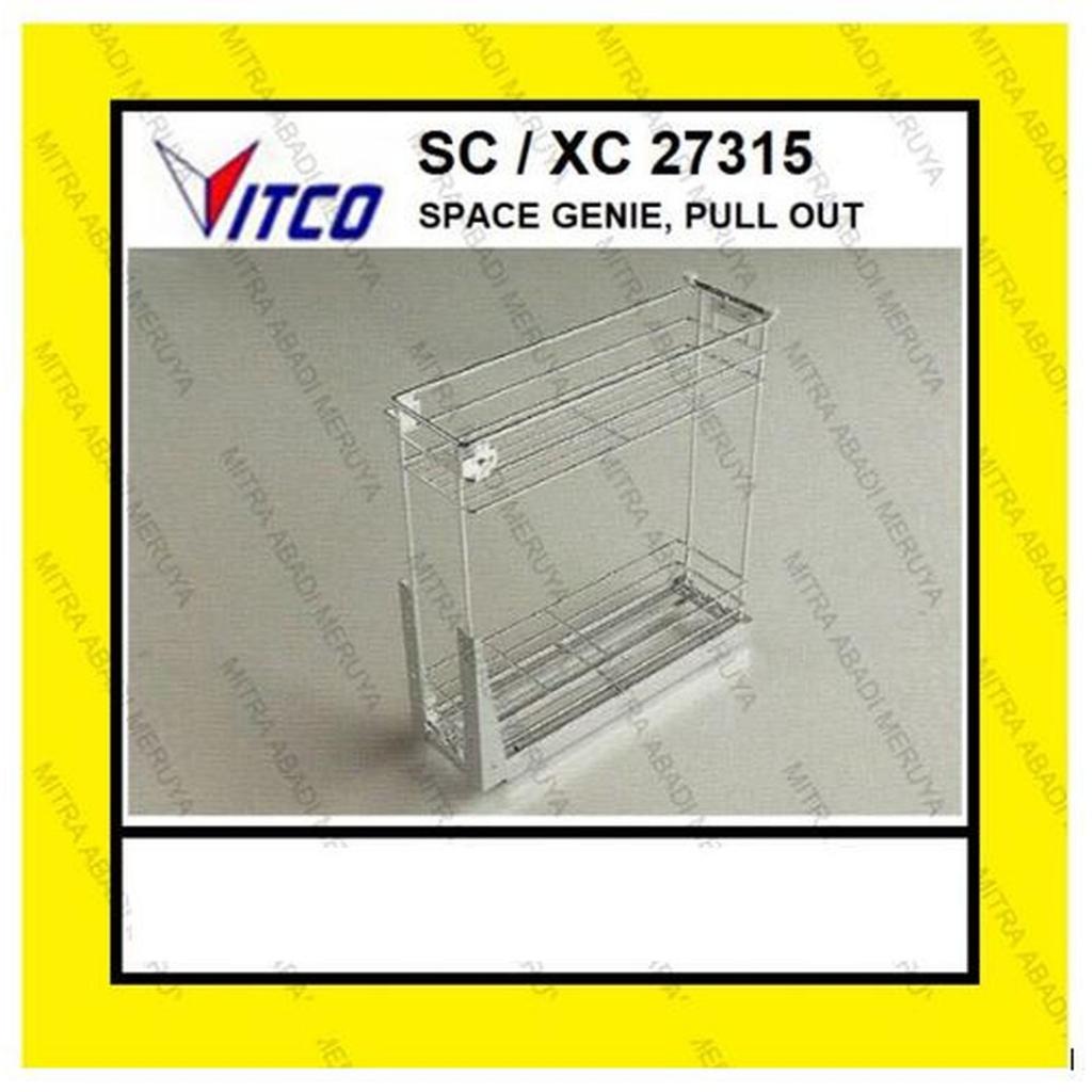 Vitco XC SM 27315 Rak Bumbu Tarik Laci Dapur Stainless Drawer Botol