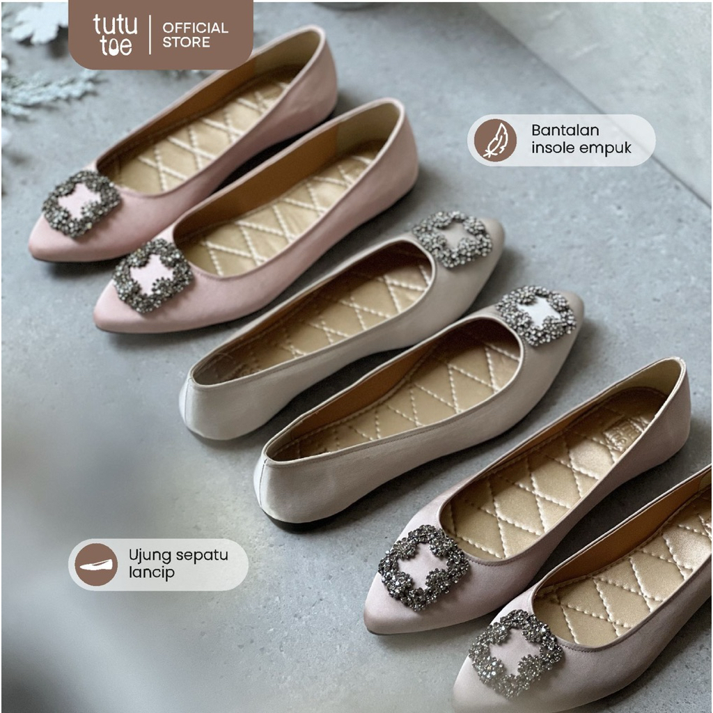 Tutu Toe - Carrrie Pointy Flat Shoes