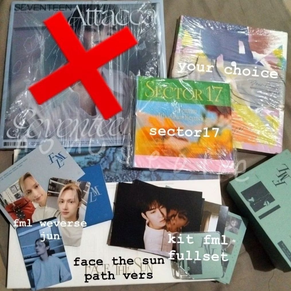 album only seventeen svt face the sun fts path your choice sector17 fml
