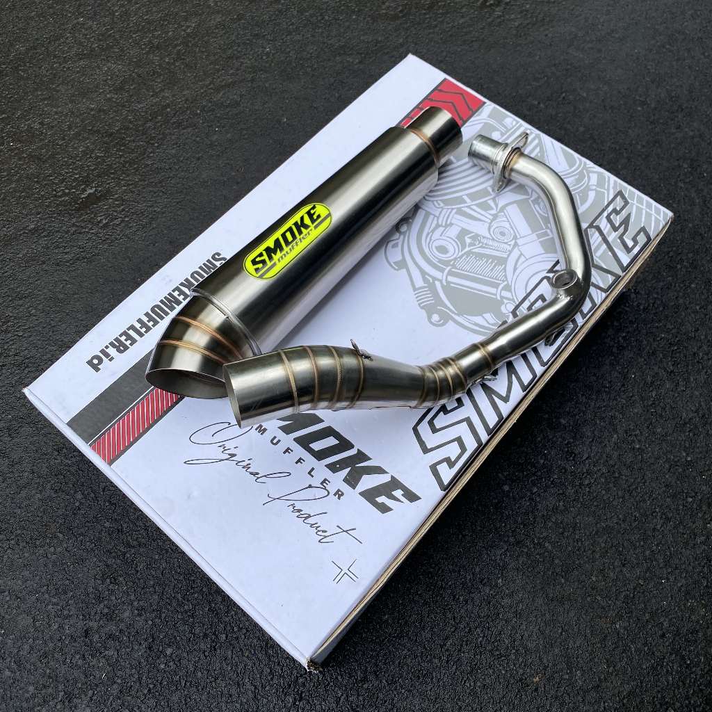 Knalpot Vespa Primavera 150 Header Vespa Sprint 150 Vespa Iget Primavera Smoke Muffler