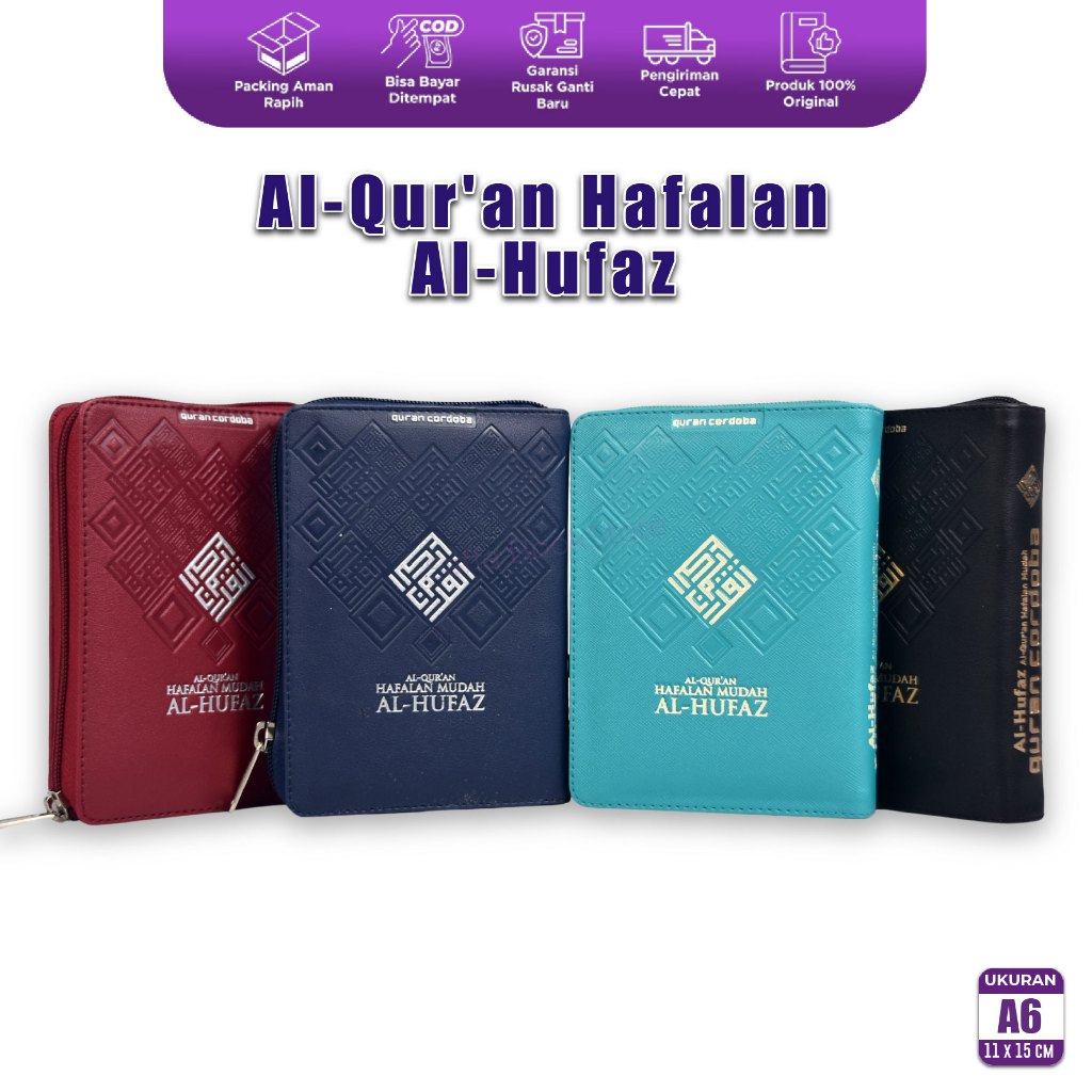 TERBARU - Al Quran Al Hufaz Resleting A6, Alquran Hafalan Terjemah, Al Quran 30 Juz, Alquran Resleti