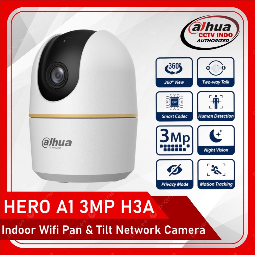 DAHUA HERO A1 CCTV Wifi Camera Indoor Putar 360