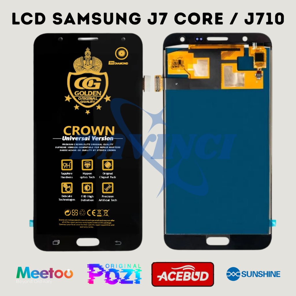 LCD SAMSUNG J7 CORE / (GALAXY J7 CORE / J7 NXT) / J710 TOUCHSCREEN FULLSET COMPLETE ORIGINAL