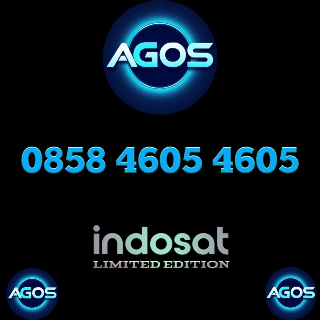Nomor Cantik Premium Full Karakter AGOS Spesial Varian Angka Super 4605 Perdana Indosat Berkualitas 
