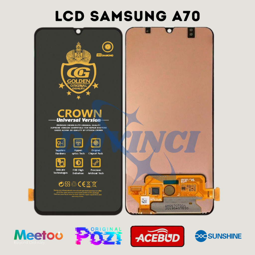 LCD SAMSUNG A70 / SAMSUNG A70 2019 / (SAMSUNG GALAXY A70) TOUCHSCREEN FULLSET COMPLETE ORIGINAL