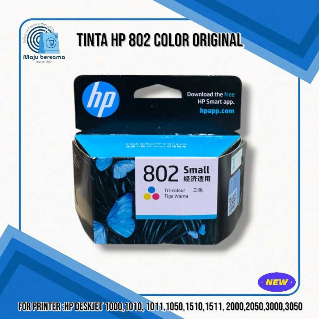 Tinta Hp 802 Color Original