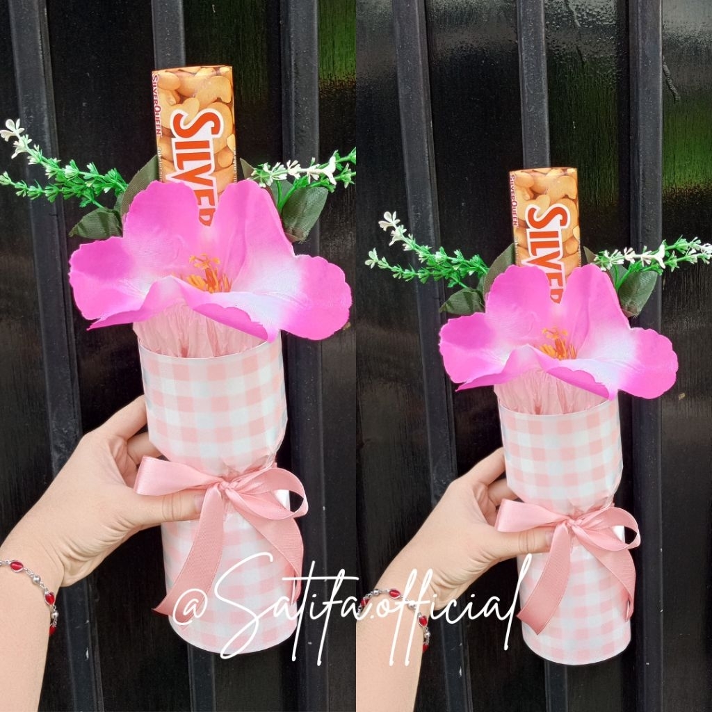 Bucket Coklat Silverqueen Hadiah Hari Guru | Bouquet Bunga Happy Teacher's Day