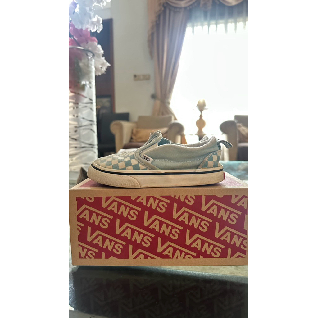Vans Checkerboard Kids Second Size UK7.5/14.5cm