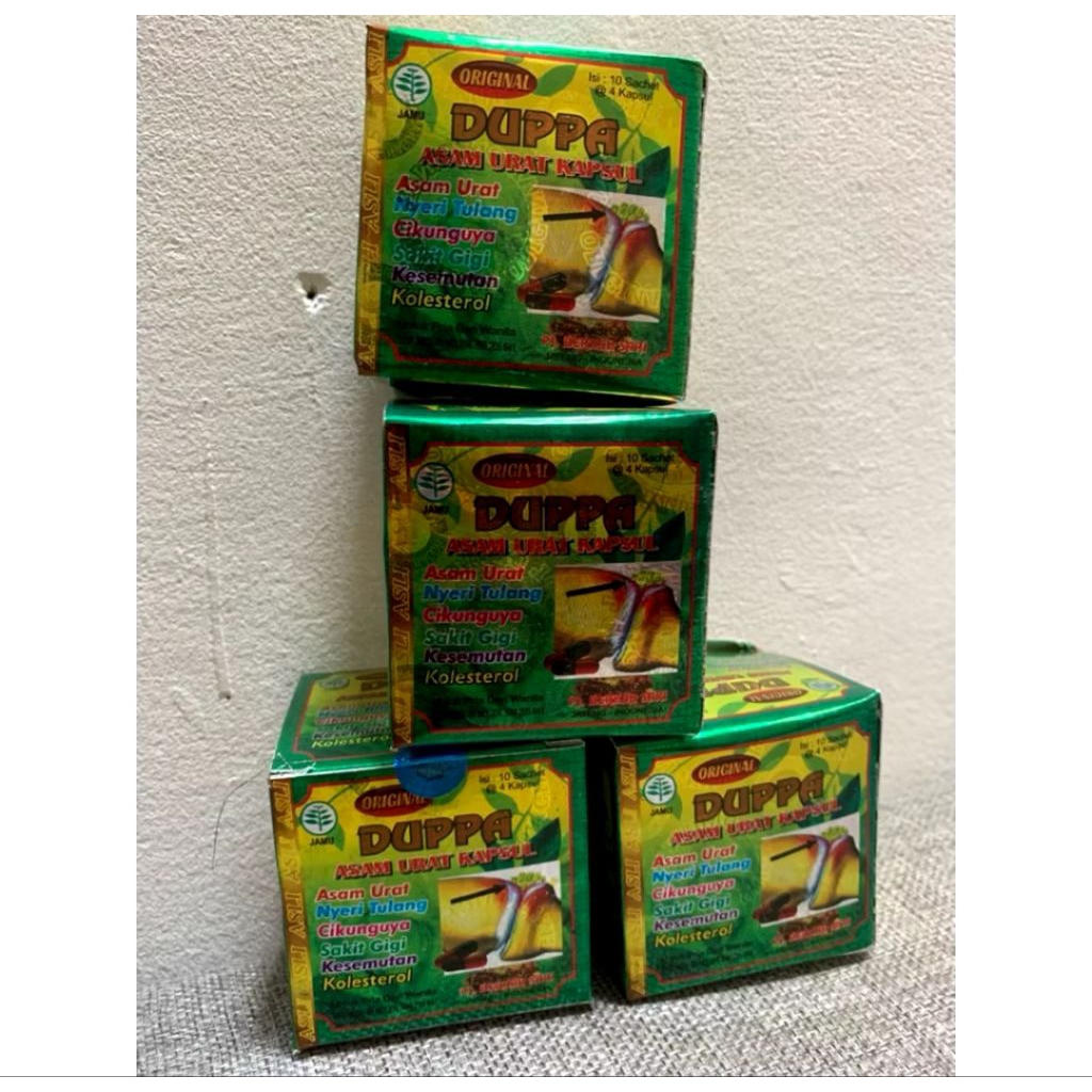 Duppa kapsul asam urat 100% ORIGINAL