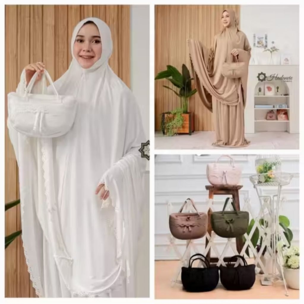 Mukena Jersey Mukena Dagu Khadijah mukena Malaysia