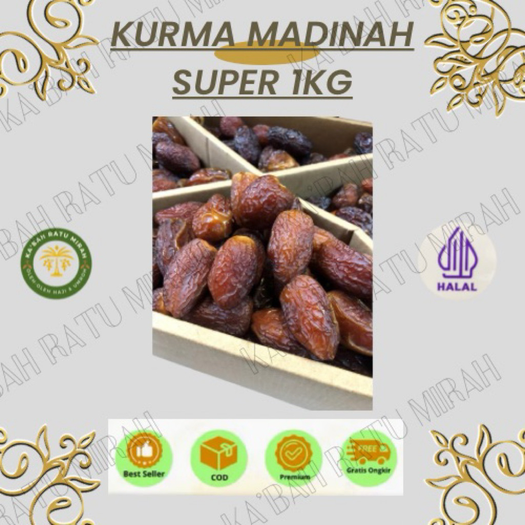 Kurma madinah/ kurma madinah super premium  1kg