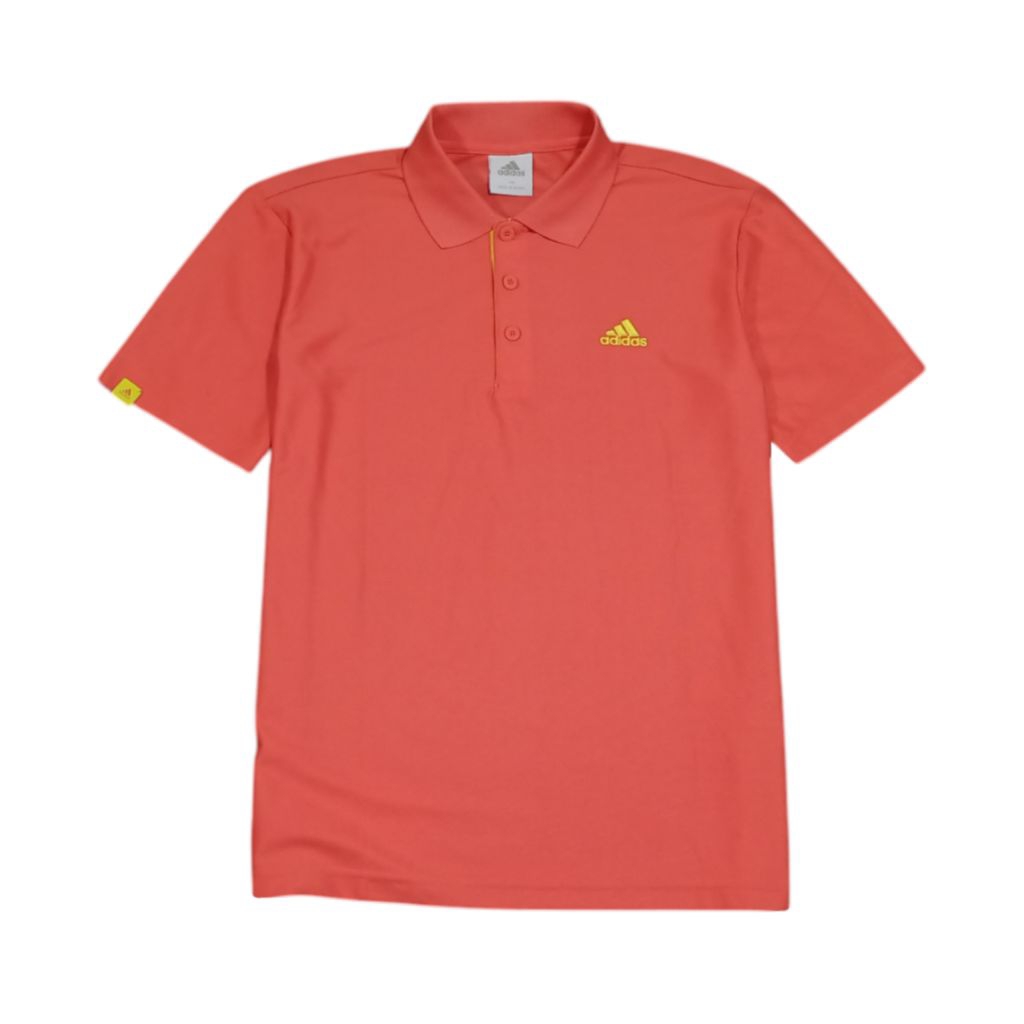KAOS KERAH POLO SHIRT ADIDAS SECOND SIZE M