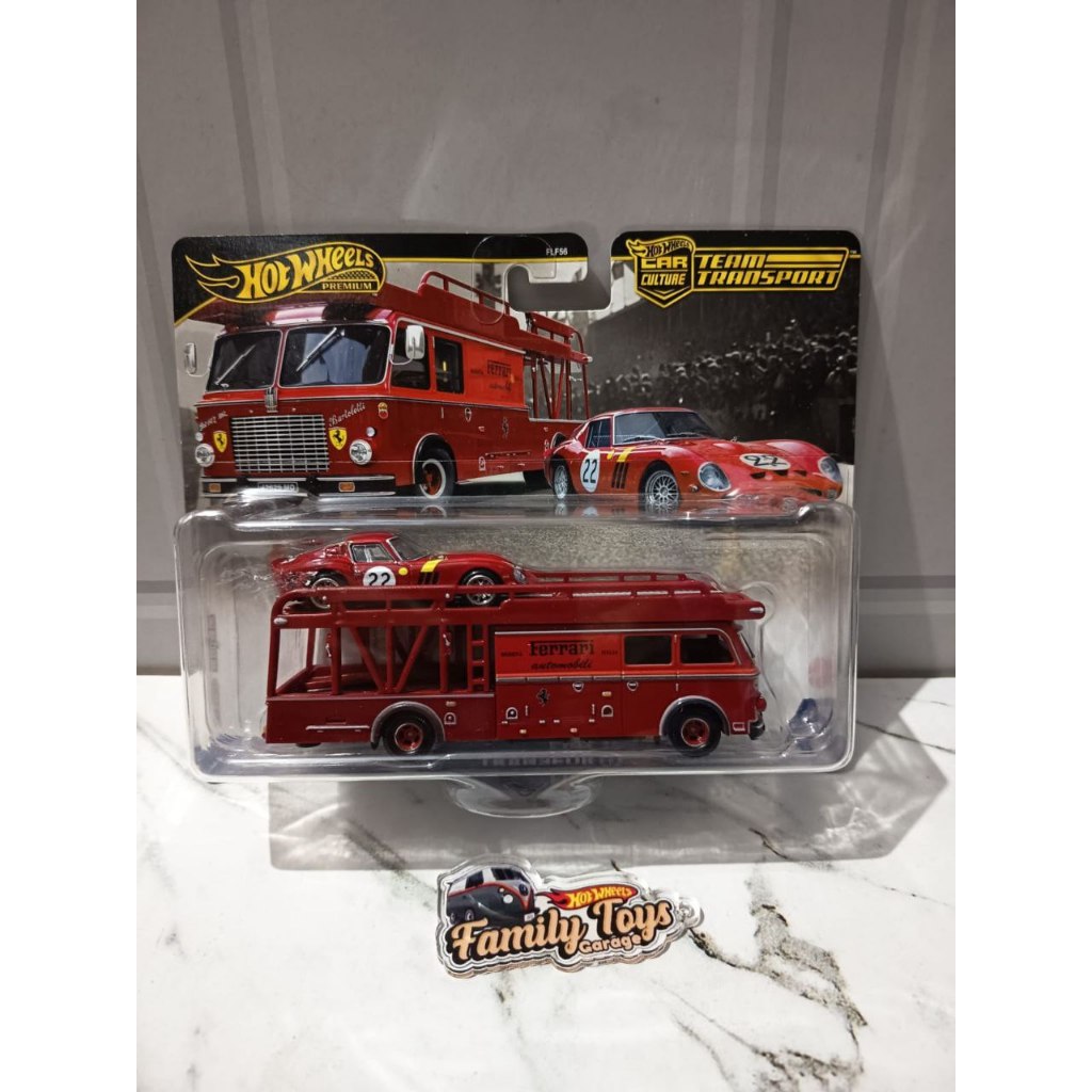 Hotwheels Premium TEAM TRANSPORT FERRARI