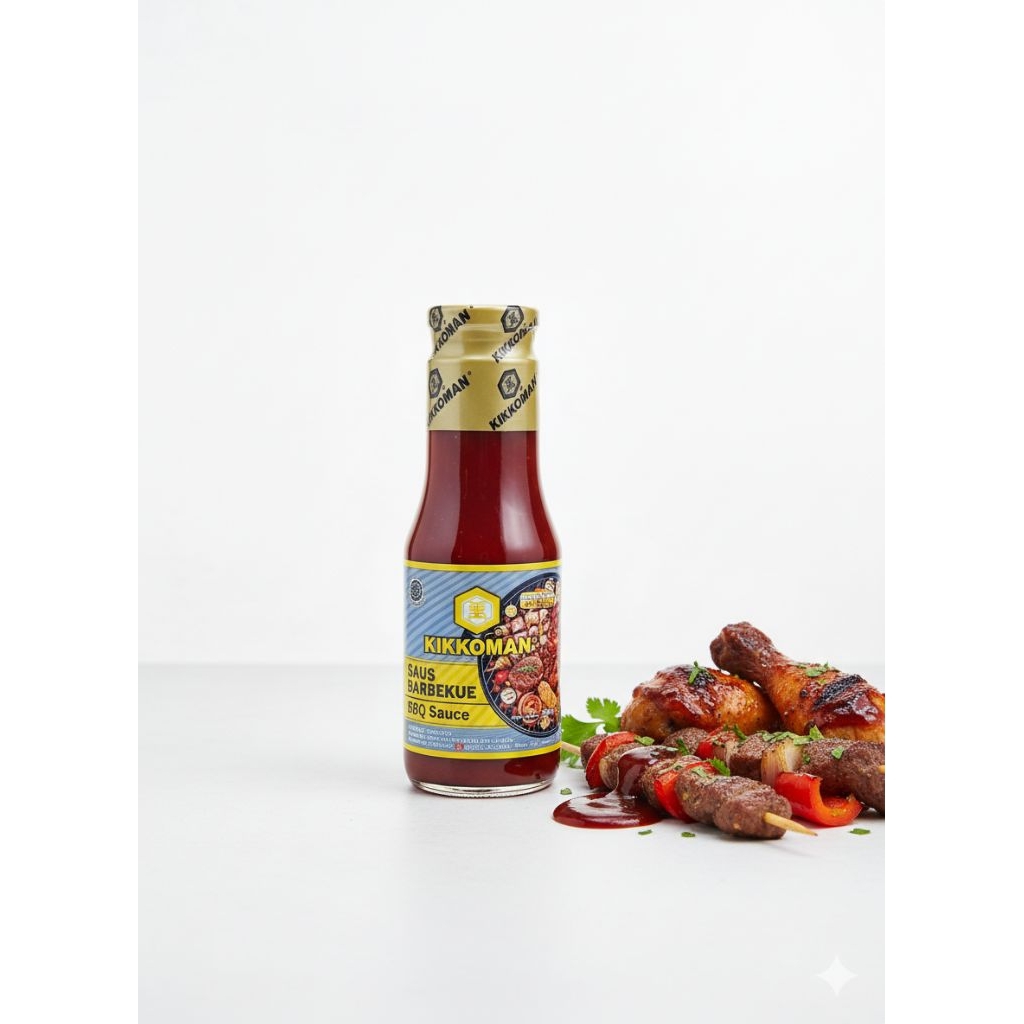 Saus Kikkoman BBQ 300gr / Sauce Kikkoman BBQ 300gr Halal / Kikkoman BBQ Sauce 300gr