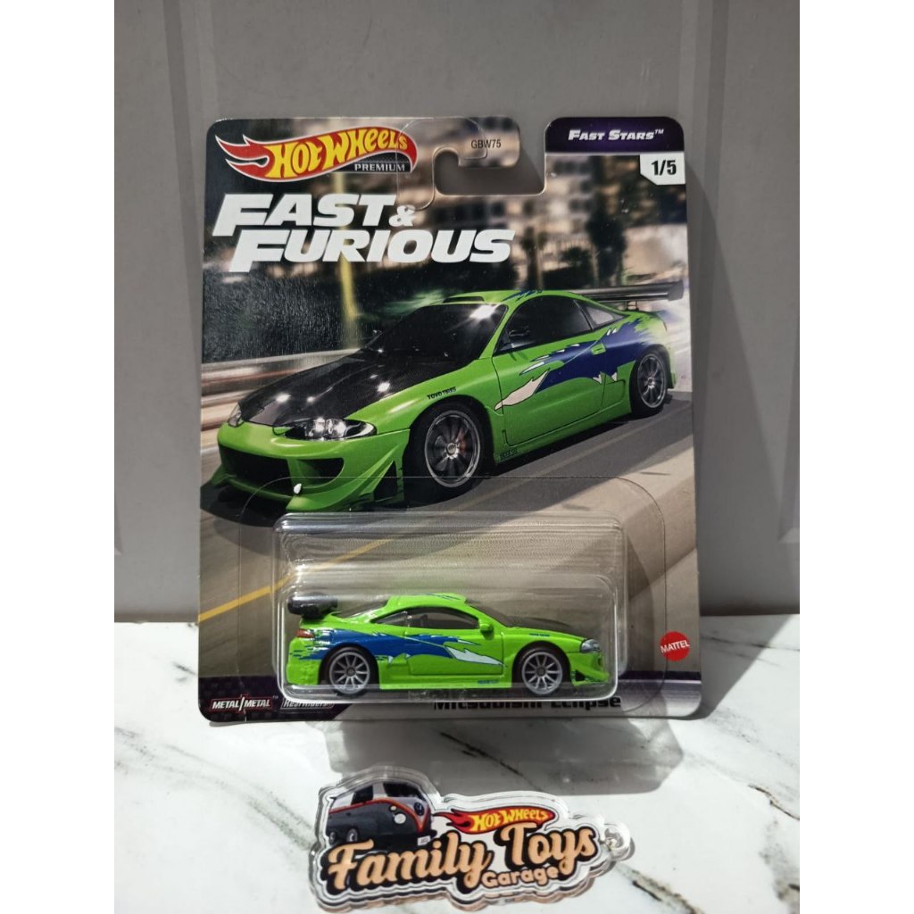 Hot Wheels Fast & Furious Mitsubishi Eclipse Fast Stars 1/5