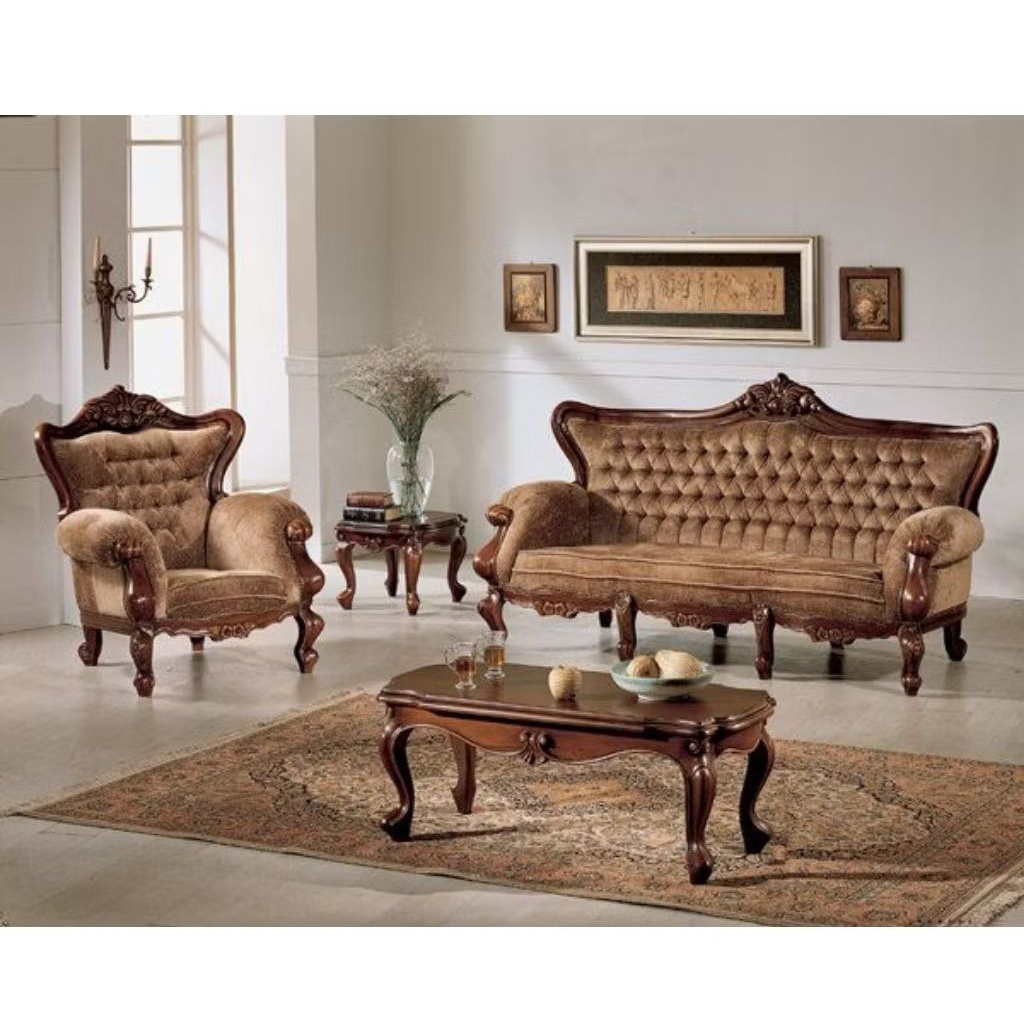 kursi tamu sofa jati/kursi sofa/kursi ruang tamu/kursi sofa mewah/kursi tamu jati ukir