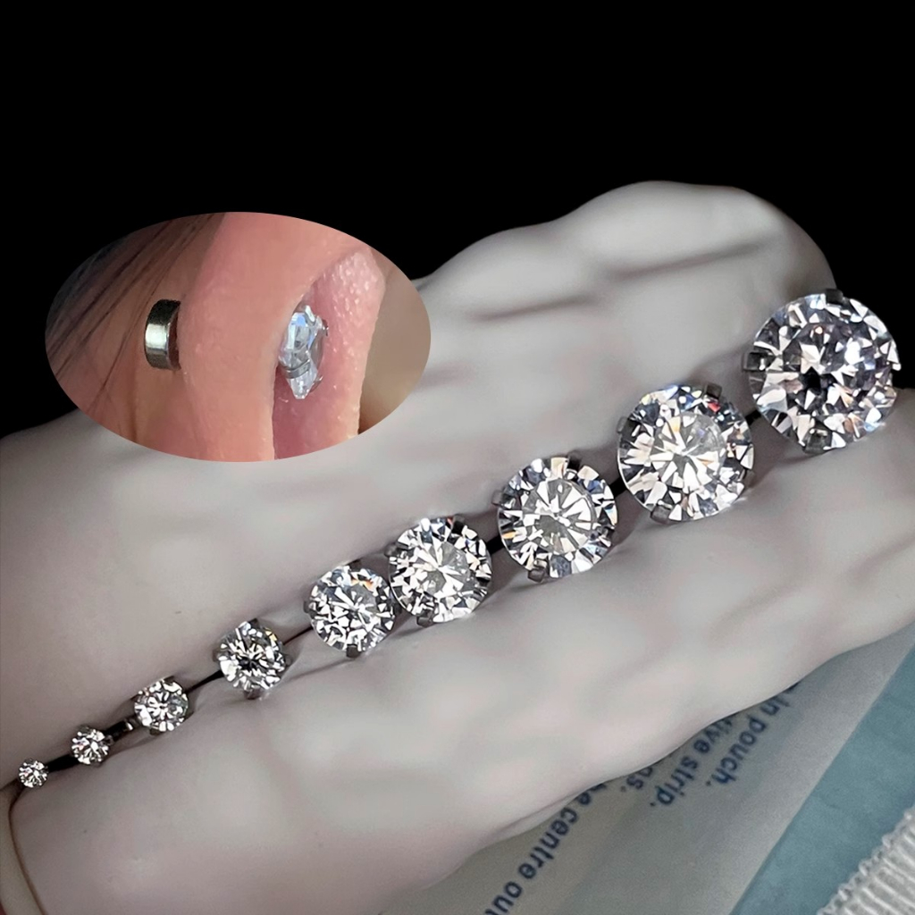 Titanium Anting medis untuk tindik telinga, anting tulang telinga kelas atas, anting sekrup datar, s